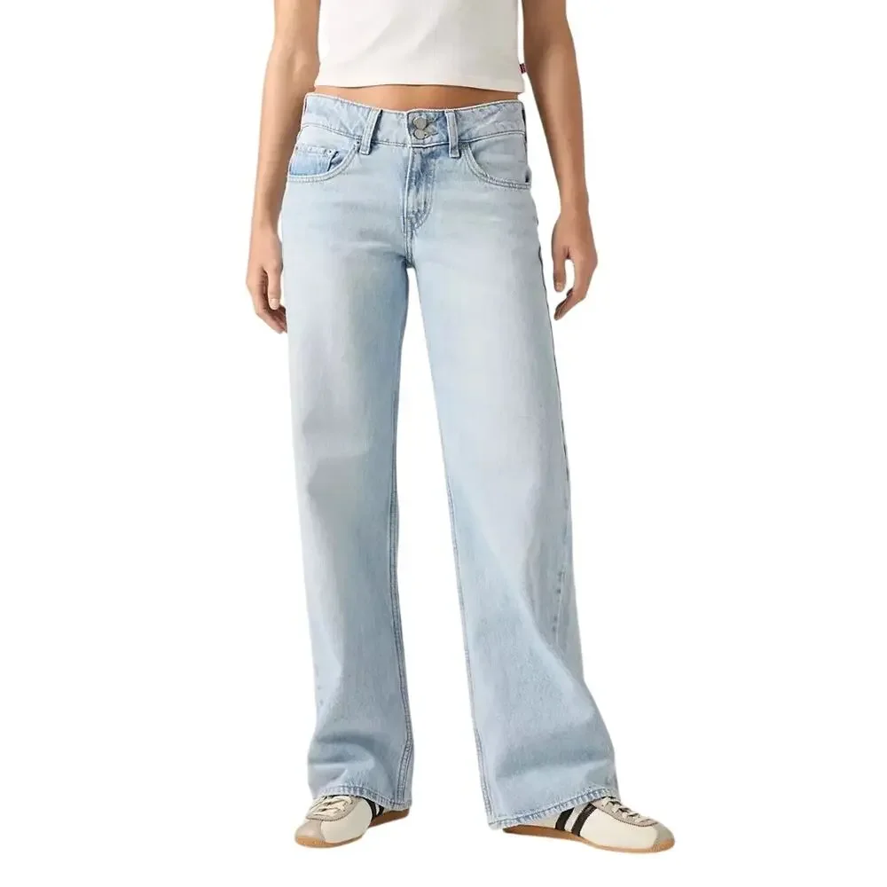 Levi's Superlow Loose Straight Leg Jeans Light Wash